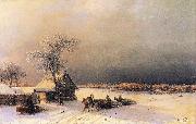 Ivan Aivazovsky Moscow in Winter from the Sparrow Hills France oil painting artist
